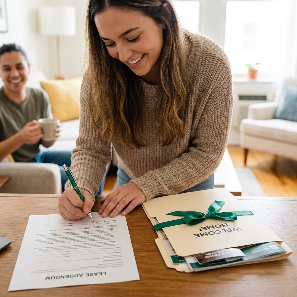 Arrivée d'un nouveau colocataire : démarches et documents